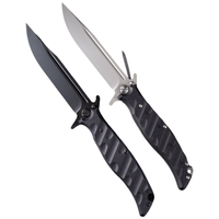 Couteaux pliants de poche ambidextres G10 Daily Carry Rugged EDC avec lame en acier inoxydable