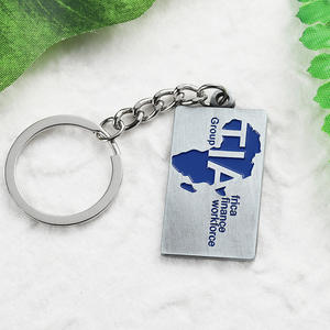 Kişiselleştirilmiş Metal çinko alaşım anahtarlık anahtarlık özel tasarım adı logo harf iş seyahat emaye anahtarlıklar anahtarlık - Product Image 3