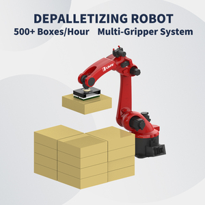 روبوت ذكي 4 محاور صناعي Depalletizing نظام معالجة بمساعدة AI مع مستشعر رؤية للخدمات اللوجستية عبر الحدود - Product Image 2