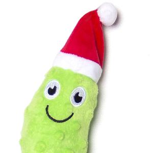 2025 giocattolo di peluche curativo verde del cane di natale del cetriolo più venduto disponibile - Product Image 3