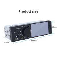 Autoradio universel 12V 1din Carplay HD Stéréo MP5 avec radio FM USB AUX, charge de téléphone, lecture de films 7805C