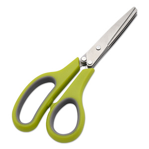 <b>Kitchen</b> <b>Scissor</b> Stainless Steel Green Straight Head For Home Use - Product Image 3
