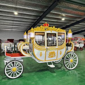 Calèche royale pour mariages et occasions spéciales – Calèche de cérémonie décorée par le fabricant - Product Image 6