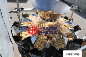 Máquina de embalaje de sello trasero de pesadora multicabezal completamente automática Máquina de embalaje FFS vertical de chip de galletas multifunción - Product Image 4