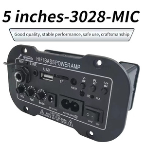 PW-C5 25W 5 인치 스피커 앰프 보드 오디오 마이크 입력 자동차 앰프 및 서브 우퍼 오디오 내장 수신기 및 앰프 - Product Image 3