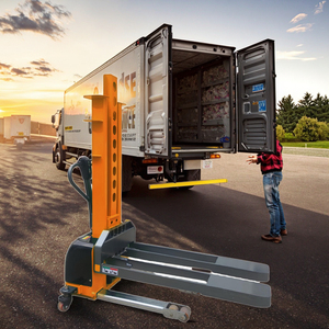 NRT Small Efficient <strong>Electric</strong> Stacker Truck with Manual Hydraulic <strong>Forklift</strong> for Effective Loading and Unloading - Product Image 1