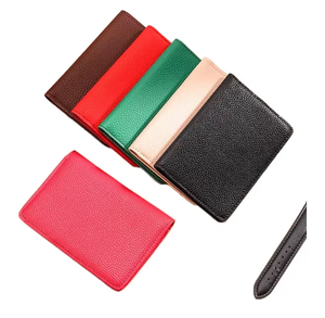 Carteras de Cuero Genuino Bifold Impermeables de Lujo WRIZA, Multicolor, con Bloqueo RFID, Porta Pasaportes, Cartera de Viaje, Venta al Por Mayor - Product Image 3