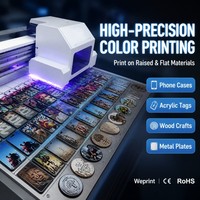 Imprimante à plat UV Weprint 1210 pour signalétique, acrylique, carrelage céramique, imprimante à encre blanche LED pour enseignes, fabricant Dubaï EAU