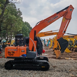 Excavadora de Cadenas Usada Hitachi ZX120-6 de 12 Toneladas, Original de Japón, con Motor Diésel Isuzu Confiable - Product Image 4