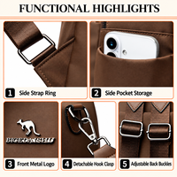 Sac à dos pour femme en cuir PU avec poches avant à double fermeture éclair et poignée supérieure, vente en gros OEM ODM, lot de 10 pièces