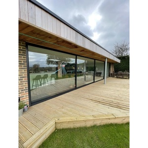 Nuoxin Chất lượng cao nhôm mạ gỗ nghiêng và xoay cửa sổ Ba cửa sổ cố định bằng kính cửa sổ nhà thụ động - Product Image 5