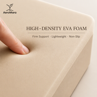 Bloc de yoga EVA haute densité, briques de yoga en mousse EVA, exercices de fitness, Pilates, étirements, antidérapant, hommes, femmes, logo personnalisé OEM