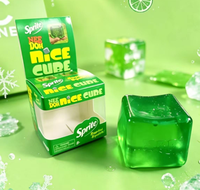 Nouveau Jouet Anti-Stress Texture Sucre de Malt en Forme de Cube Needoh Co-Branded Squishy