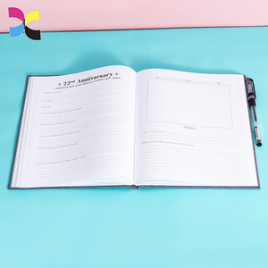 Tùy chỉnh sang trọng A4 máy tính xách tay màu hồng màu đen màu xanh 100 sheets vải Bìa xoắn ốc yên khâu bìa cứng B5 máy tính xách tay - Product Image 5