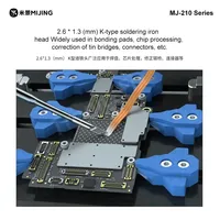 Ensemble d'outils à main Mijing C210 Series avec pointes de fer à souder intégrées et noyau chauffant, conduction thermique efficace, récupération de température