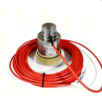 Sensor de Pesaje por Compresión de Columna HBM C16AC3 40T, Célula de Carga de Alta Precisión con Extensómetro, IP68/IP69K, Acero Inoxidable, Autocentrante