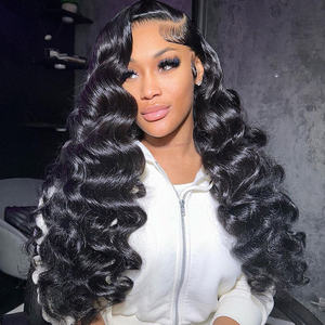 Perruque en dentelle HD 13x6 de 40 pouces de long, perruque en dentelle complète, cheveux brésiliens naturels avec cheveux de bébé, perruque en cheveux humains vierges pour femmes noires - Product Image 1