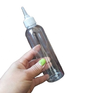 Empty 50ml PET <b>Plastic</b> Twist Top <b>Cap</b> Applicator Mini Squeeze Bottle for Hair Oil - Product Image 6