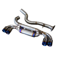 Tuyau d'échappement intermédiaire Kaze en acier inoxydable et alliage de titane, soudé à l'arc argon, 1M E82, silencieux Catback, épaisseur 1mm, certifié 5S, 100% personnalisé