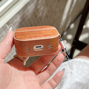 Étui de mode à texture de crocodile vintage pour Apple <span class=keywords><strong>Airpods</strong></span> 3 <span class=keywords><strong>Pro</strong></span> <span class=keywords><strong>2</strong></span> boîte de charge pour écouteurs sans fil pour <span class=keywords><strong>Airpods</strong></span> 4 sacs - Product Image 4
