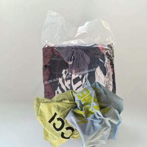 Trapos de Tela de Algodón Genuino de Colores Mezclados, Trapos de Camiseta, Trapos para Limpiar, Trapos Industriales para Limpieza, Trapos de Desecho - Product Image 1