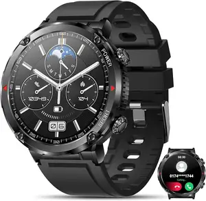 T30 Smart Watch for Men with Bluetooth Call(Answer/Dial Calls)1.6" Ultra Large HD Display/150 Sports Modes/60 Days Long Battery