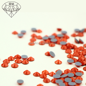 ASFA159 Coralito Quality Hot Fix Rhinestones 12 Cuts Facets Flat Back Rhinestones Suitable <b>For</b> DIY Crafts Clothing <b>Decoration</b> - Product Image 1