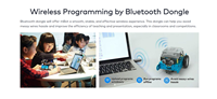 Makeblock – voiture à dents bleues V1.1, Kit robotique de codage éducatif à tige intelligente, jouet Programmable, blocs de construction DIY