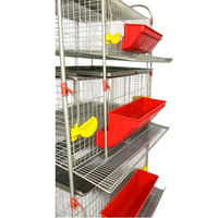 Cage à Cailles Commerciale Type H Durable pour la Gestion Moderne de la Volaille en Ferme – Cages Écologiques pour la Production d'Œufs