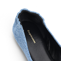 Chaussures plates à semelle souple en cuir véritable Yichang pour femmes