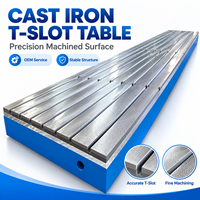 Nouvelle table de soudage en fonte à fente en T de haute précision, établi industriel robuste pour usinage CNC, service OEM personnalisé