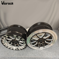 Jantes forgées Viorock 15x10/15x12 + 17x7/18x8 True Beadlock style Drag Racing compatibles avec BMW M2/M3/M4/M5 BMW Série 3 (F30/G20)