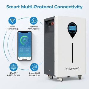 แบตเตอรี่ LiFePO4 16kWh 51.2V 314Ah เกรด EV แบบ Blade Cells 8000 รอบการใช้งาน พร้อม WiFi ในตัว แอปพลิเคชันควบคุมอัจฉริยะ BMS ติดตั้งง่าย แบบตั้งพื้น OEM - Product Image 4