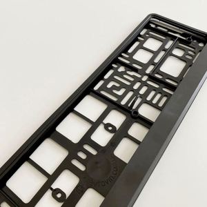 Porta <span class=keywords><strong>Targa</strong></span> Europea da Appendere 520 mm X 110 mm, Cornice in Plastica Nera per Targhe <span class=keywords><strong>Auto</strong></span> - Product Image 4