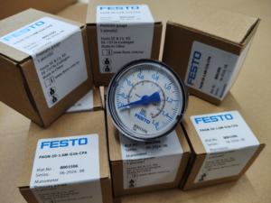 Manômetro FESTO 8001506 PAGN-50-1.6M-G14-CPA, Faixa de 1.6MPa, Tipo Tubo Bourdon, Indicador de Pressão para Tratamento de Fonte de Ar - Product Image 1
