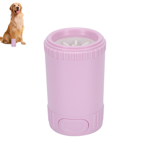 Wholesale Customized Soft Silicone Portable Quickly Automatic Dogs Foot Washer Pet Washing <b>Cup</b> Cleaning Tool Dog Paw Cleaner - Product Image 1