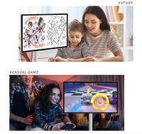Televisor Portátil con Pantalla Táctil Android 12, Soporte de Piso para Aula, Hotel, Comercio Minorista, Televisor Portátil con Ruedas, Televisor Inteligente Portátil