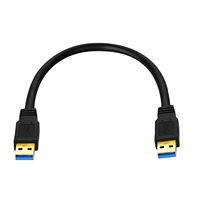 Cable de Datos USB 3.0 Macho a Macho, Caja para Disco Duro Externo, Cable de Conexión de Transmisión de Alta Velocidad, Cable de Copia USB de Doble Cabeza