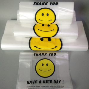 Plastic Bag Shopping Bags Wholesale GRS Recycled Reusable Custom Supermarket Hd Plastic Take Out Bag Sustainable T-Shirt Shopping Bags