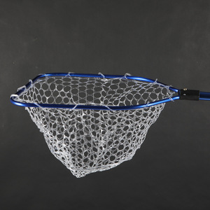 Grand épuisette de pêche portable pliable <span class=keywords><strong>en</strong></span> silicone anti-accrochage, avec poignée, <span class=keywords><strong>en</strong></span> maille, pour la pêche <span class=keywords><strong>en</strong></span> <span class=keywords><strong>mer</strong></span> - Product Image 5