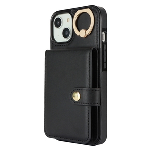 Coque de téléphone portefeuille multifonctionnelle Couverture arrière pour iPhone 12 Mini 13 Mini <span class=keywords><strong>14</strong></span> Pro 11 Promax, pour iPhone 15/16 Étui pour cartes de crédit - Product Image 1