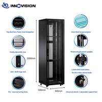 Renforcer les armoires réseau standard à montage en rack de 19 pouces 42U 32U 22U 12U 9U 6U pour réseau, routeur, stockage, gpu, serveur ai