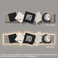 Luxe élégance lune chambre décor à la maison peinture salon canapé fond mur UV impression LED décor peinture