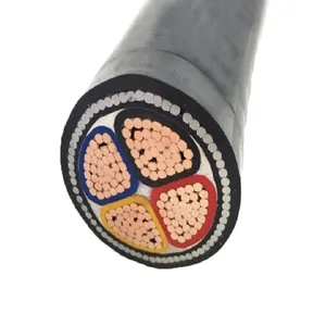 0.6/1kv steel wire armor cable PVC insulation high quality electric 50mm2 70mm2 95mm2 wire and cable