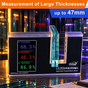 เครื่องทดสอบการส่งผ่านแสง LS183 พร้อมช่องขนาด 47 มม. และอินเทอร์เฟซแสดงผลสามแบบสำหรับวัสดุที่มีความหนา - Product Image 4