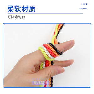 Manchon de protection spiralé en plastique YANKEE MED pour câble ECG, pour la protection des fils d'électrodes - Product Image 1