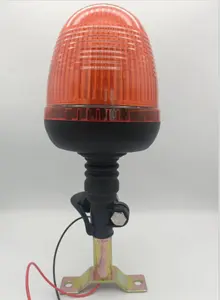 Luz de segurança de emergência âmbar 12V 24V para caminhão de mineração, lâmpada estroboscópica rotativa IP65, luz LED para escavadeira pesada, farol de luz