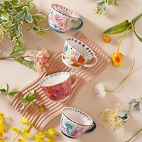 Tasse en céramique tasse à avoine bol pour le bureau et la maison tasses à Snack lavable au lave-vaisselle et au micro-ondes