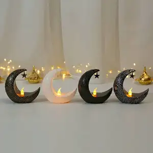LMubarak Led candle lights for Eid al-Fitr festive lighting colorful decorative gifts RAMADAN DECORATIONS