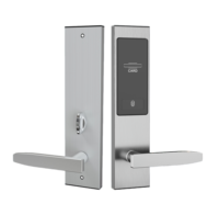 Serrures de porte électroniques intelligentes pour hôtel T57 avec carte-clé RFID pour les chambres d'hôtel et d'appartement